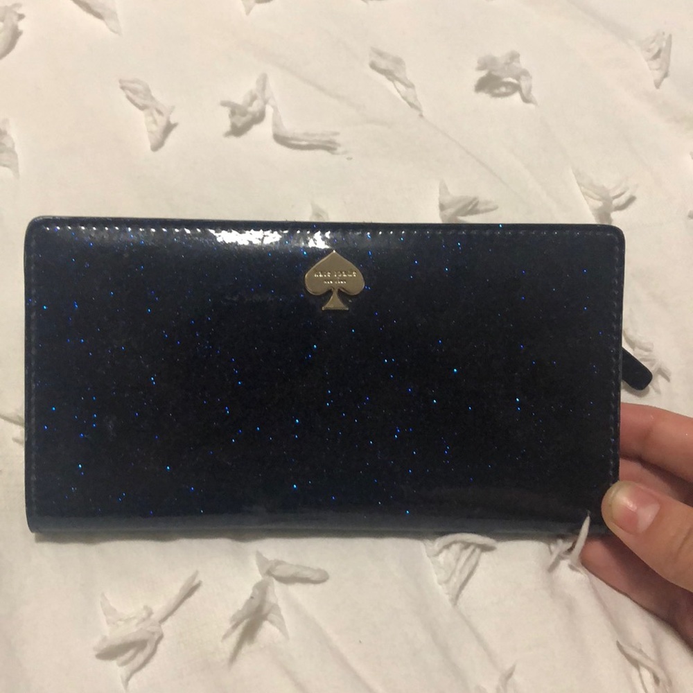 Blue Sparkly Kate Spade Wallet